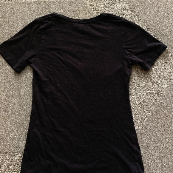 Dallas Cowboys Black Short Sleeve V-neck Tee Shirt - Picture 4 of 5